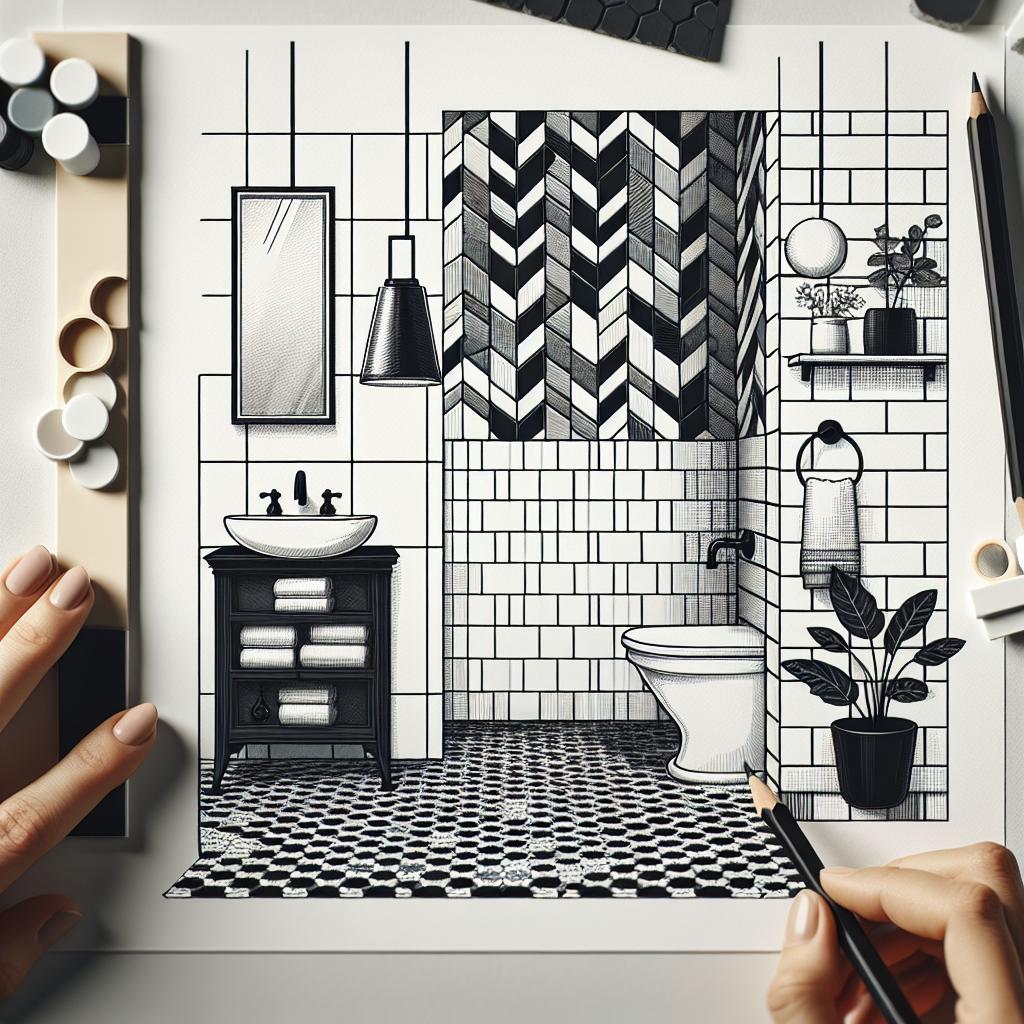 Budget-Friendly Black And White Tile Ideas