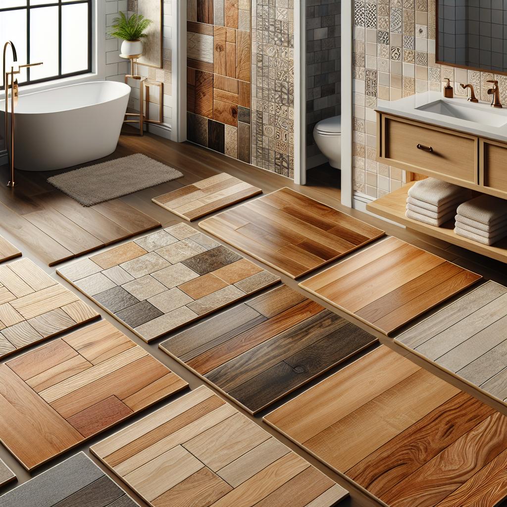 Color And Texture Options For Wood Tile Floors