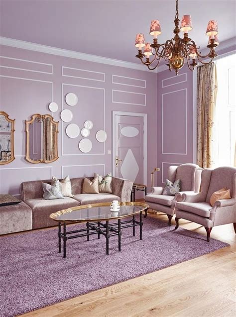 Color Palette Ideas For Purple Living Room Decor