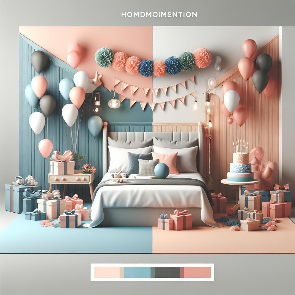 Creating A Color Palette For Stunning Birthday Bedroom Decor