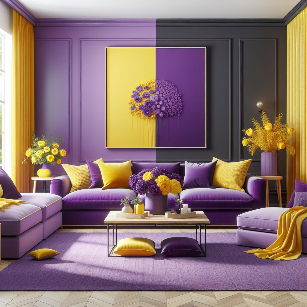 Creating Contrast With Complementary Colors In Decor