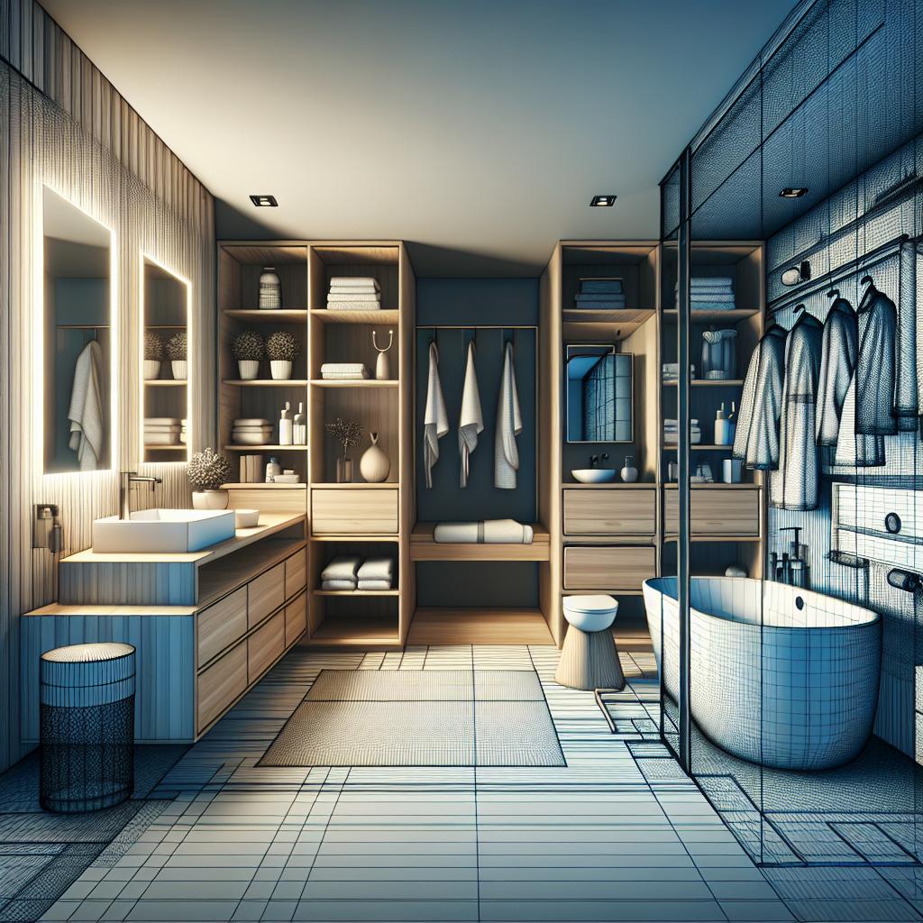 Creative Layouts For Bathrooms With Closets