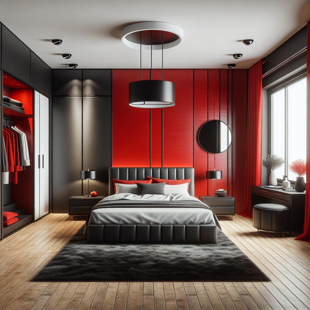 Decorating With Red And Black