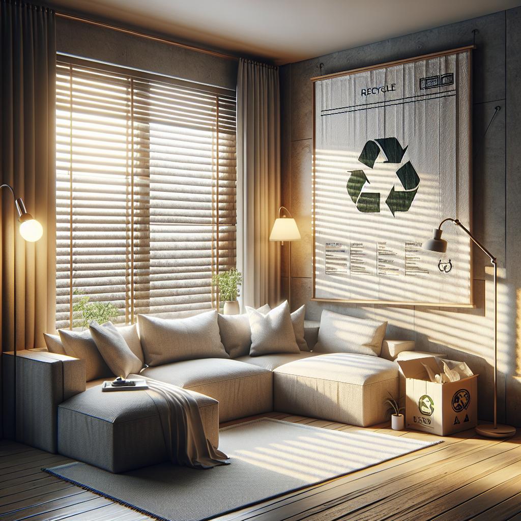 Eco-Friendly Options For Sustainable Living Room Blinds