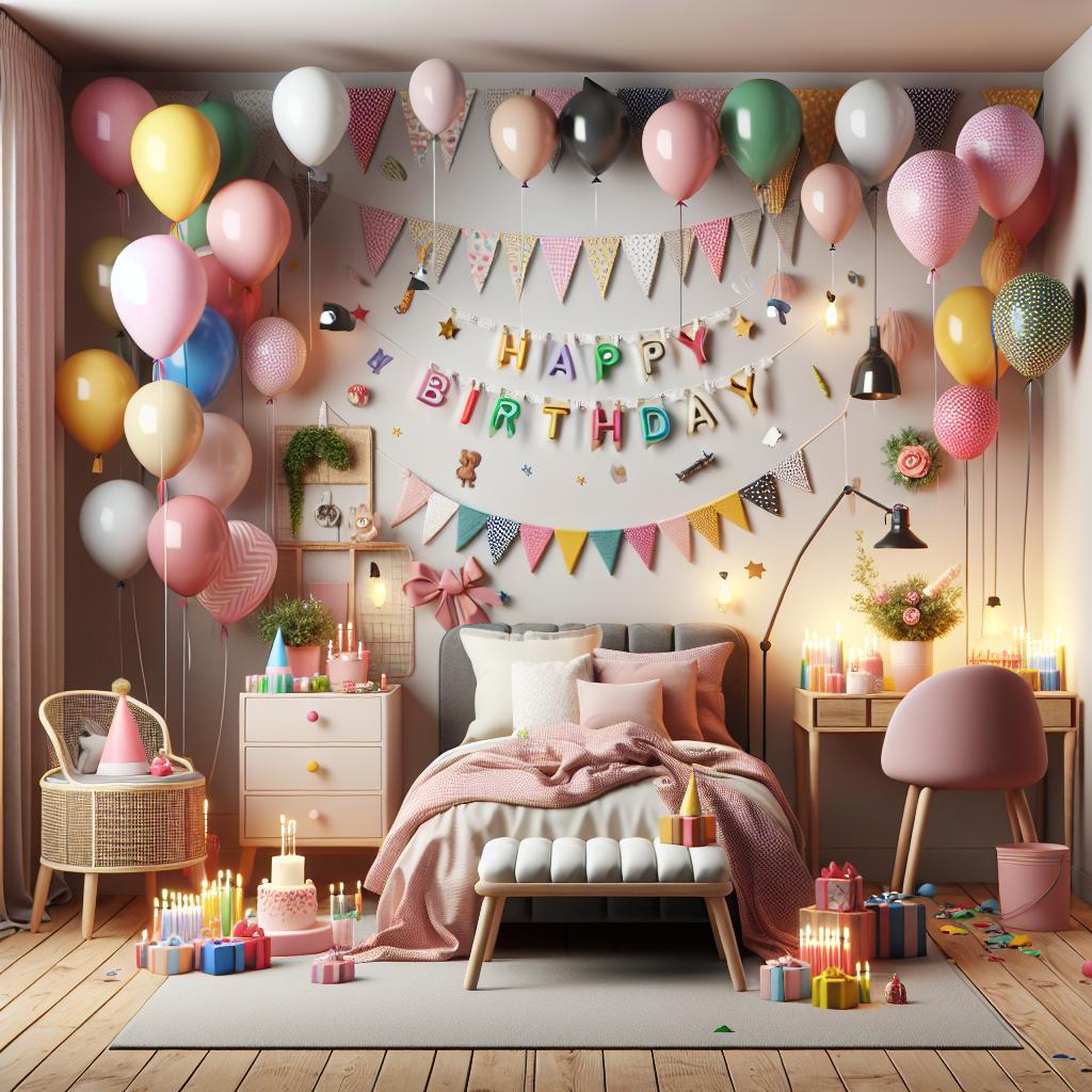 Essential Decorations Every Birthday Bedroom Needs