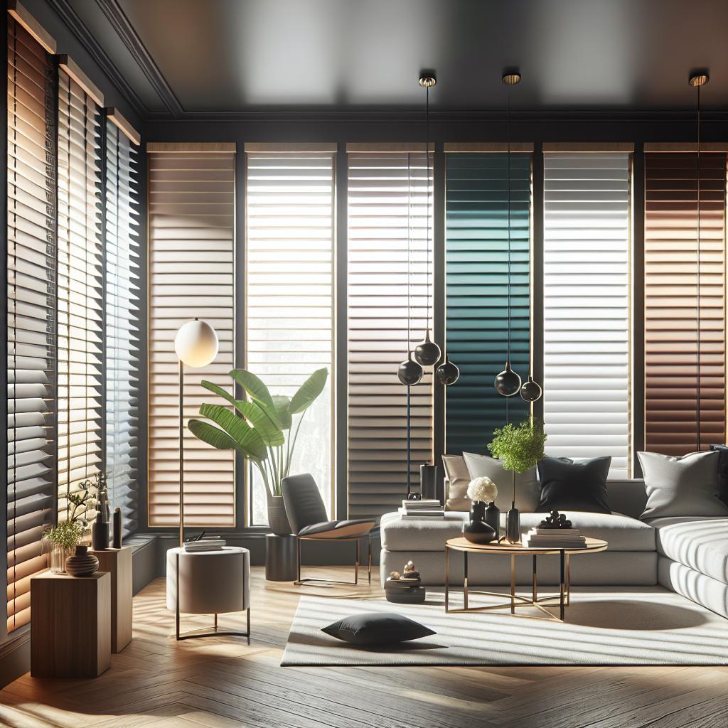 Exploring Color Trends For Modern Living Room Blinds