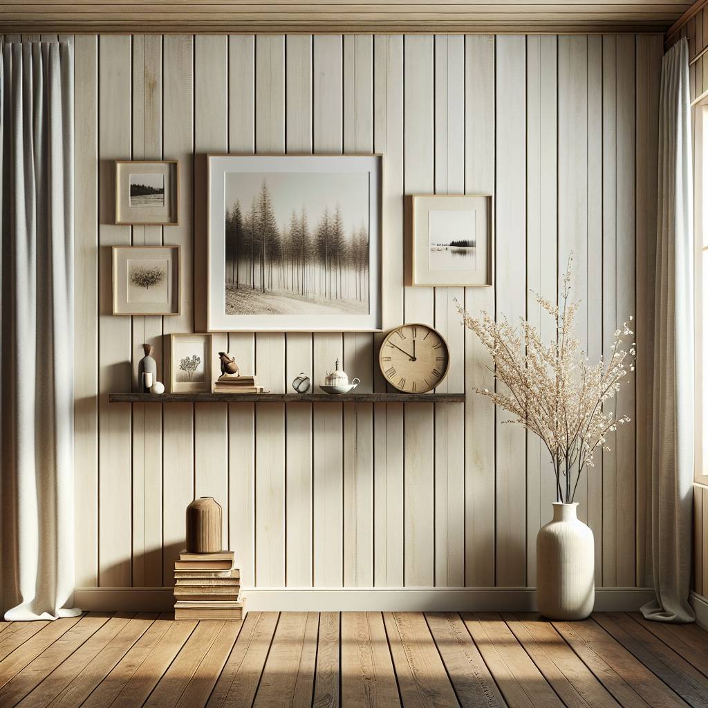 Living Room Shiplap Accent Wall Ideas