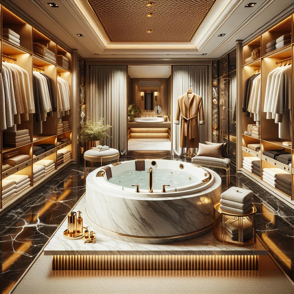 Luxury Features Like Walk-In Wardrobes And Spa Elements