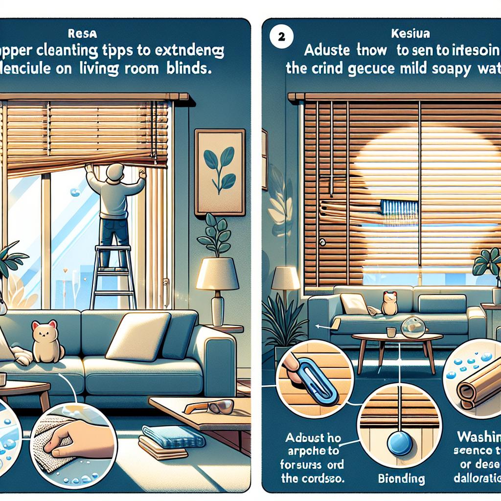 Maintenance Tips To Extend The Life Of Your Living Room Blinds