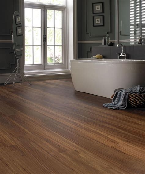 Master Bathroom Ideas With Wood Tile Flooring And No Tub