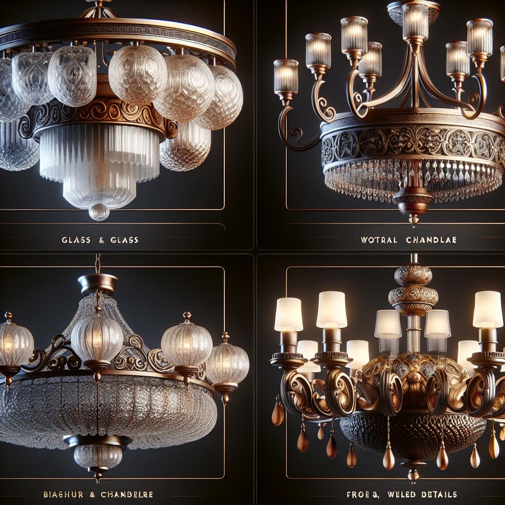 Materials That Enhance The Beauty Of Living Room Chandeliers