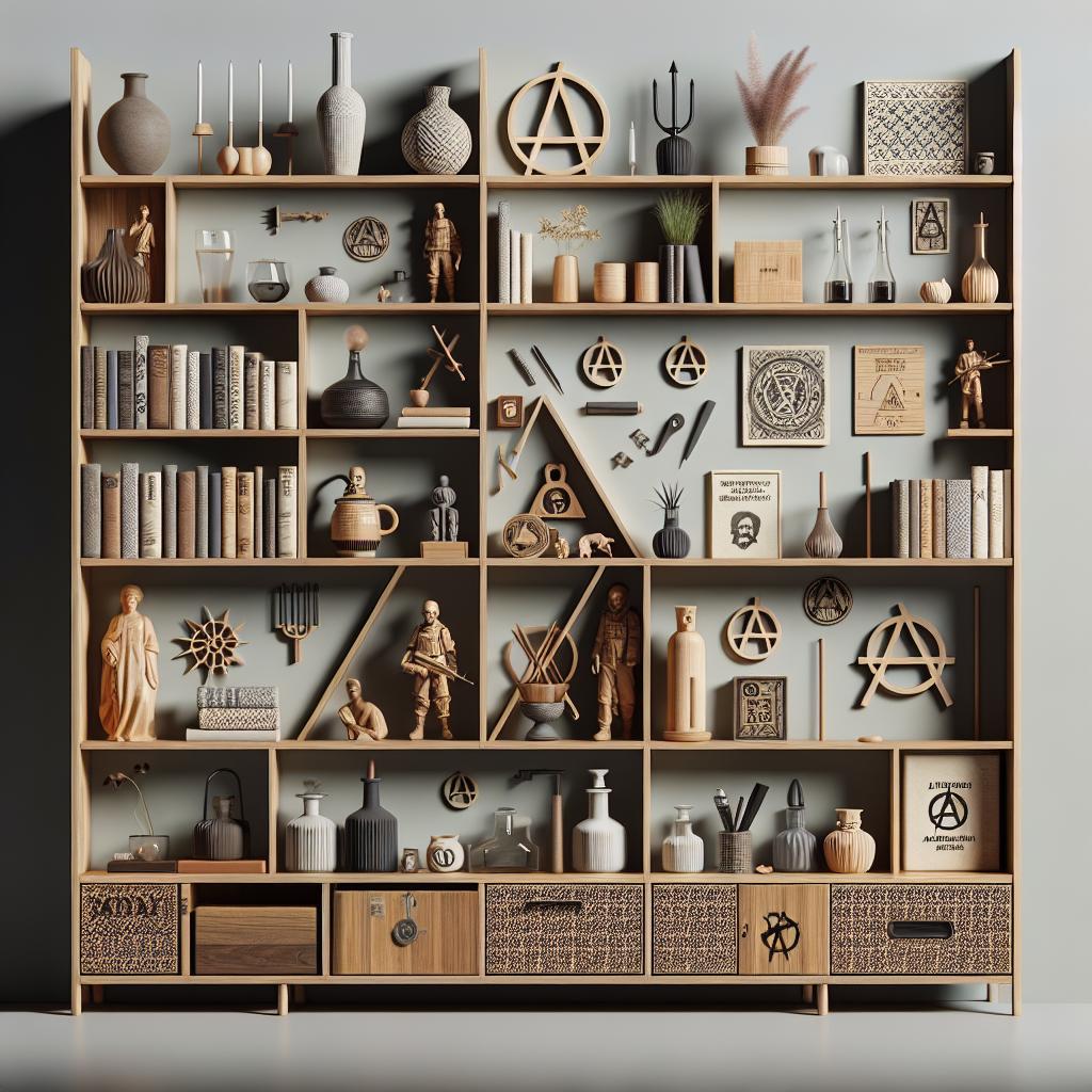 Personalizing Your Shelves With The Anarchy Theme