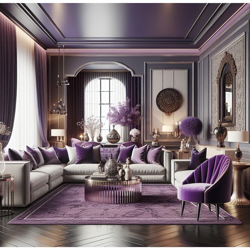 Selecting Furniture Styles That Pair Well With Purple Themes