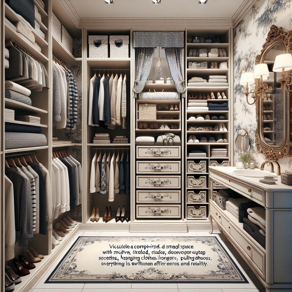 Small French Closets: Maximizing Space with Style