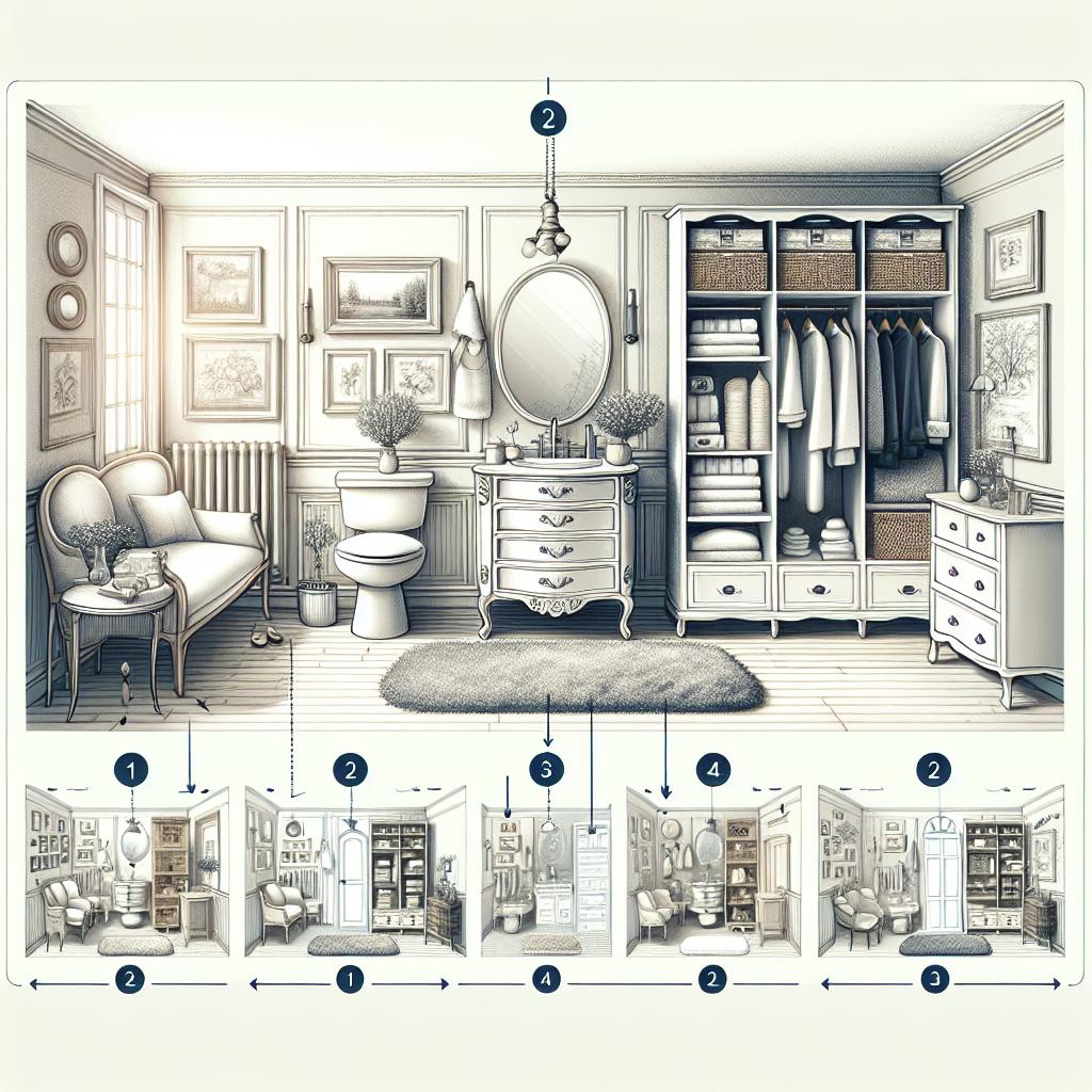 Step-by-Step Guide to Designing a French Bathroom and Closet