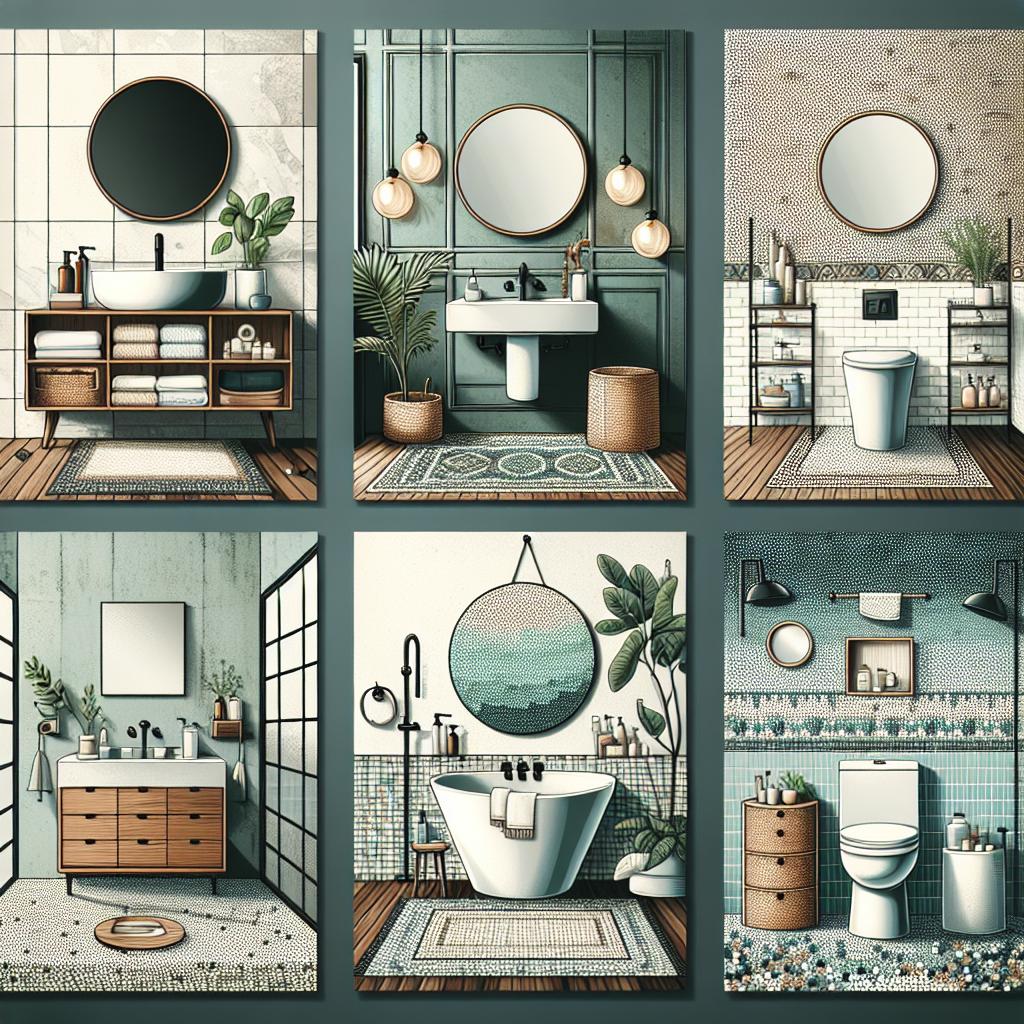 Styling Bathrooms With Penny Tiles