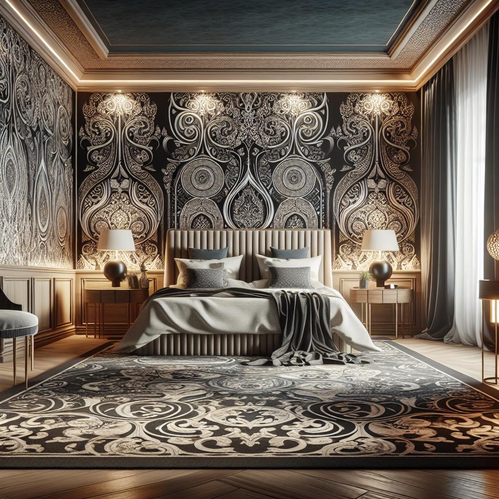 Transforming Bedrooms With Bold Wallpaper Patterns