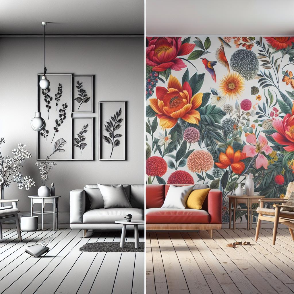 Transforming Your Living Room With Bold Floral Designs