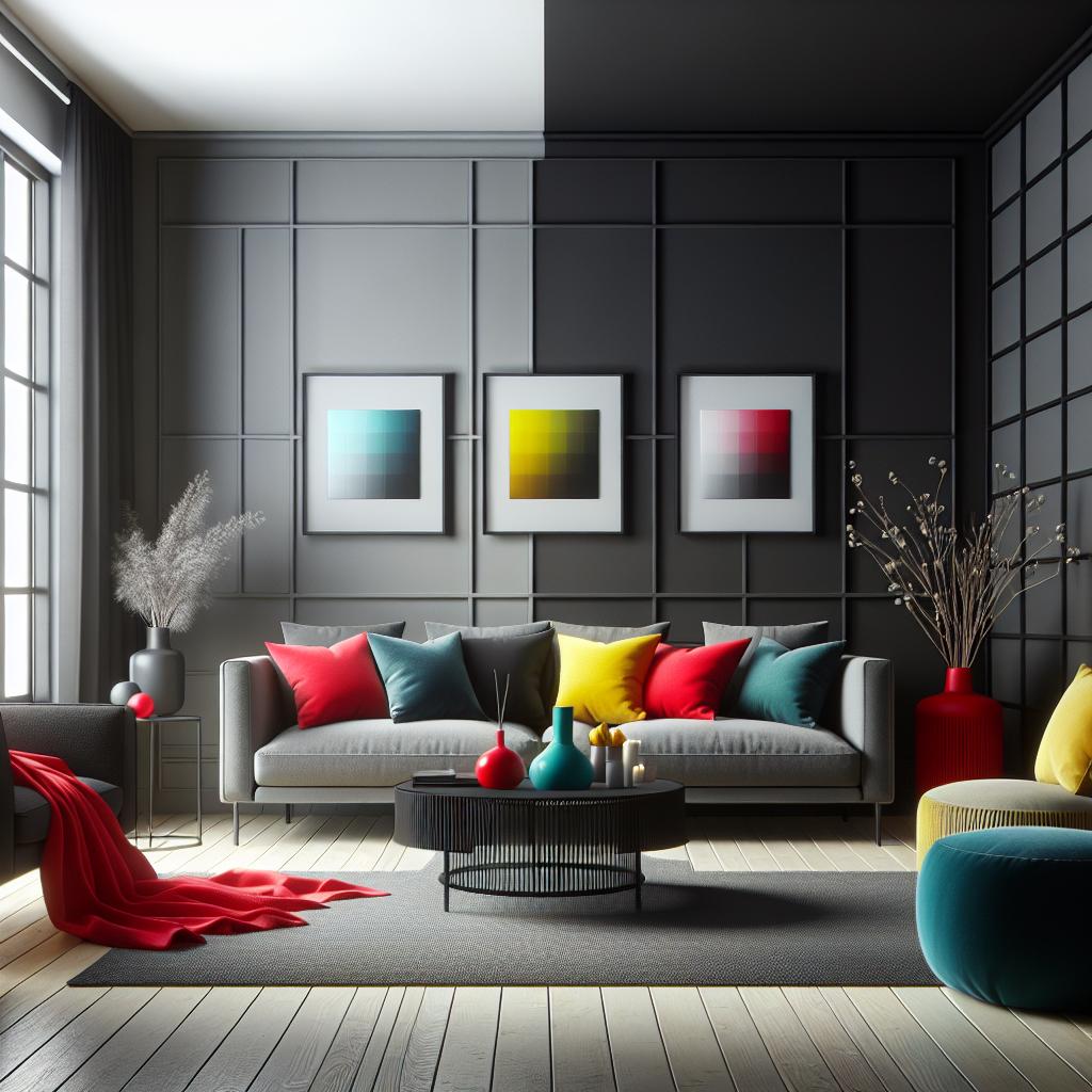 Using Accent Colors To Brighten The Space