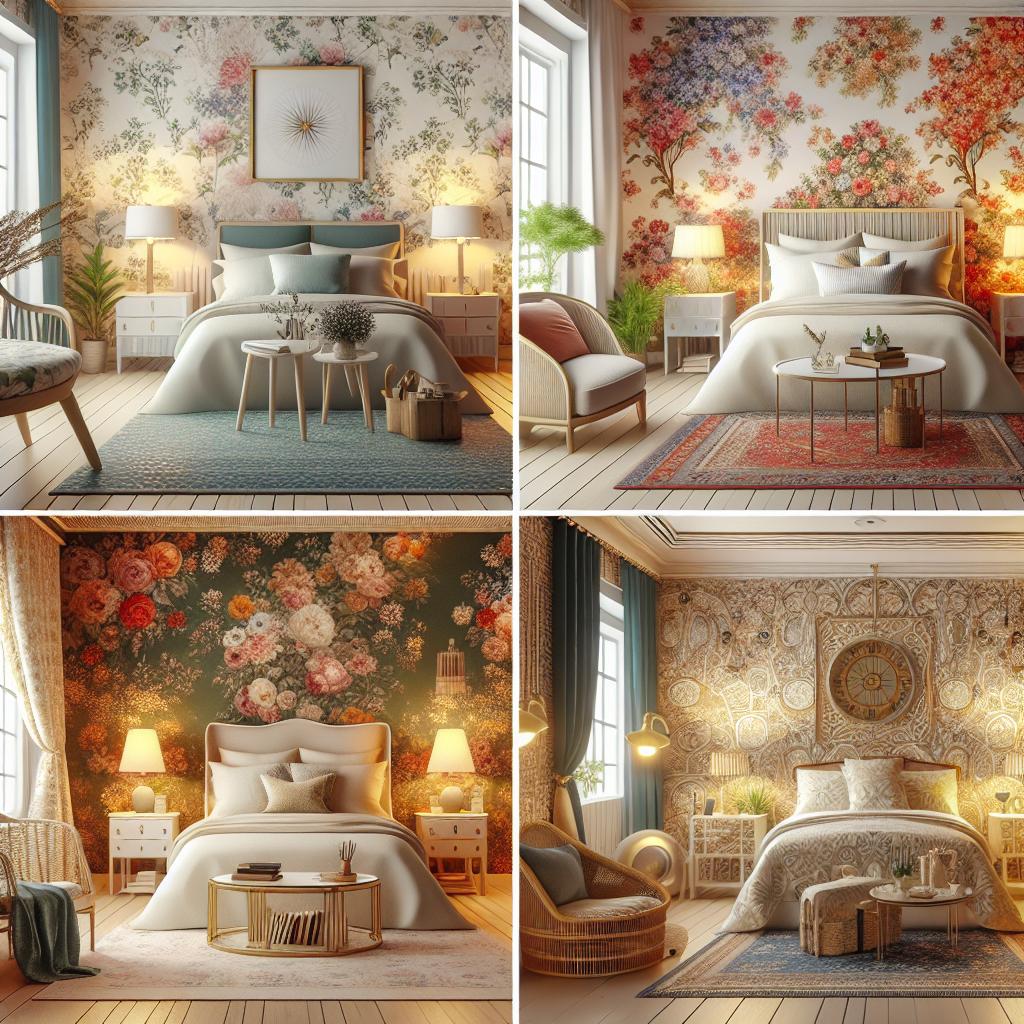 Using Floral Wallpaper To Set The Mood In Your Space